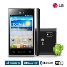 Smartphone LG E612F Optimus L5 Android 4.0, Câmera 5.0MP, Wi-Fi, 3G, Preto